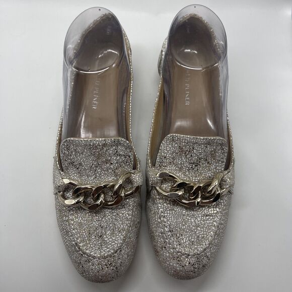 Donald J Pliner Balton Slip On Leather Loafer Flats Sz 7 - Picture 3 of 11